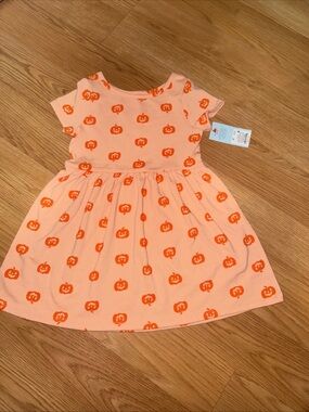 Cat & Jack Girls Size 3T Halloween Pumpkin Thanksgiving NEW NWT …237